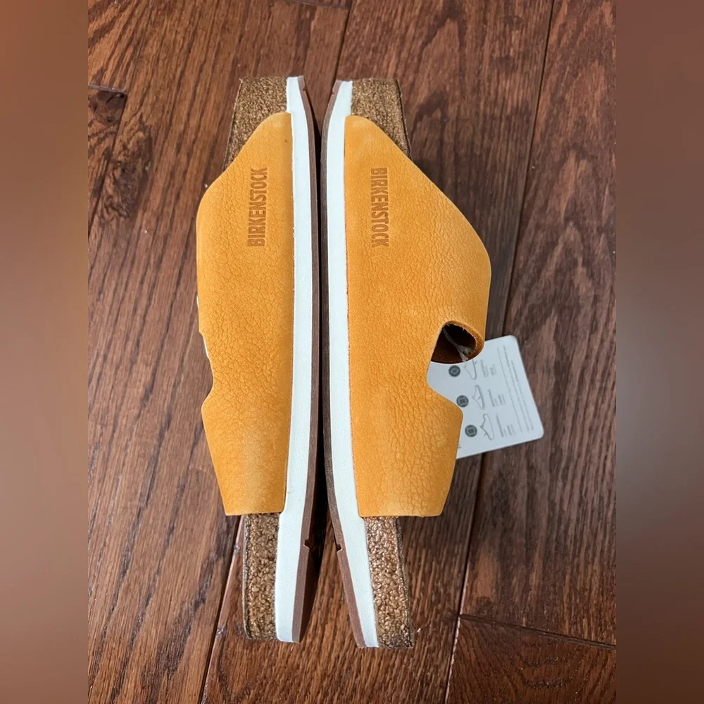 Birkenstock Arizona Soft Footbed Sandals with White Buckles - Narrow Fit - Picture 13 of 13